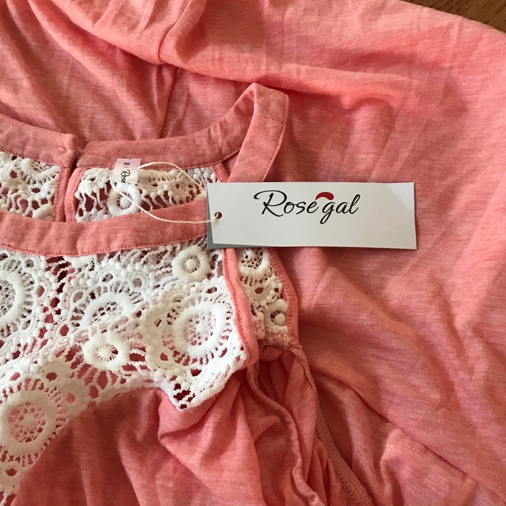 NWT Rosegal Peach Women’s Cold-Shoulder Top (5X) - Picture 14 of 16